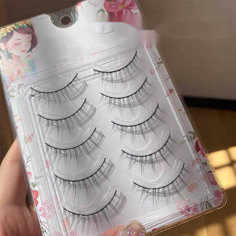 Supernatural Manga Eyes Little Devil Black Stem False Eyelashes Gentle Style Hard Stem Fairy Eyelashes Single Cluster A01 250615