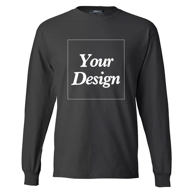 Custom T shirt Customized tshirt Personalized Tee Shirt Diy Print Your Photo Brand Logo Text Men Women 100% Cotton Premium Gift