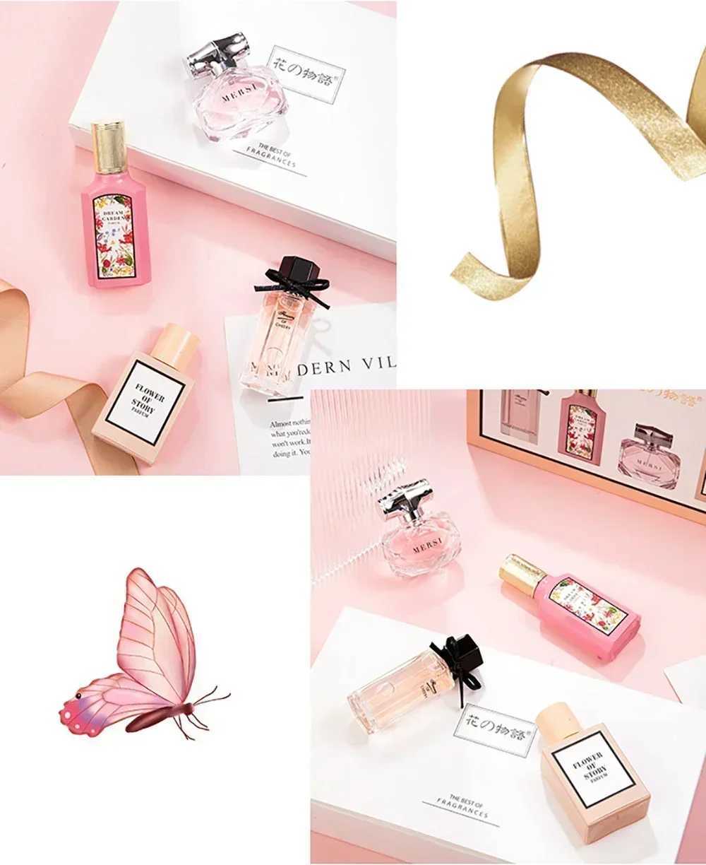 Floral Scent Gift Box 110ml Four Piece Set Women Fragrance Perfume Balminess Pheromone Eau De Parfum Floral Scent ToiletteXJ250619