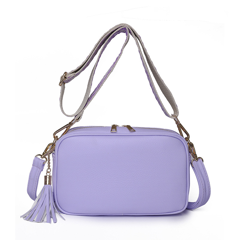 F329-Large capacity women's bag Cross-border trend girls PU shoulder small bag