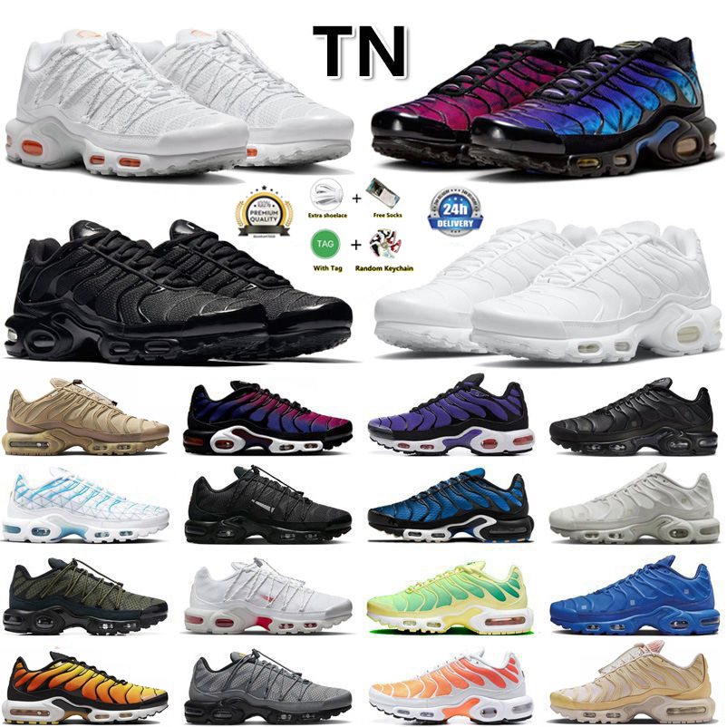 tn plus tns mens Running Shoes Toggle Utility Black Reflective Triple White Black Grey Fire Ice Stone Onyx House Blue Unity Men Women Trainers Sports Sneakers