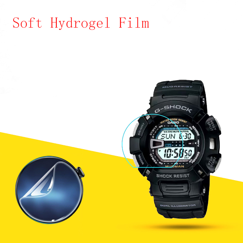 Soft Hydrogel Film Clear HD Transparent Protector Protective Guard Smart watch for Watch CASIO G-9000 10pcs/lot