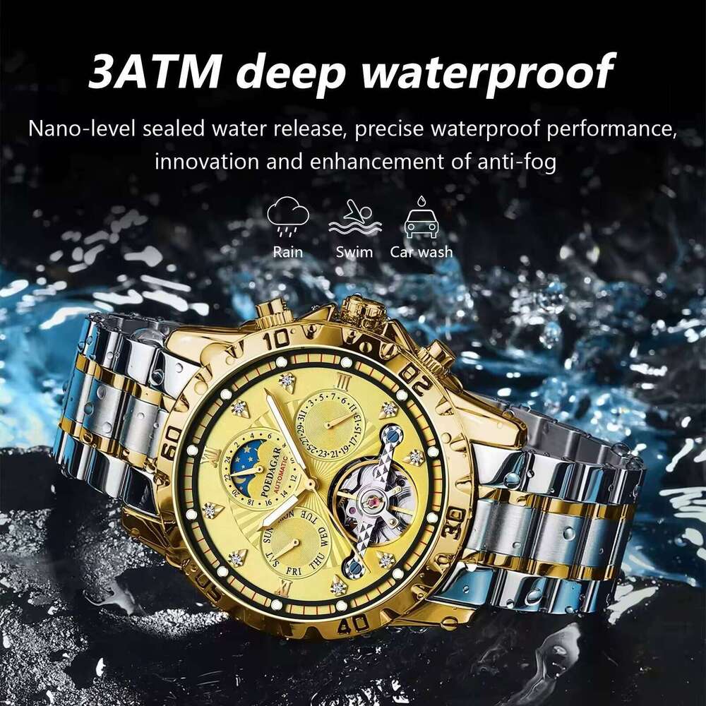 Elegant DHgadgets Chronometer Model 1412 Unisex High-Precision Astronomical Wristwatch