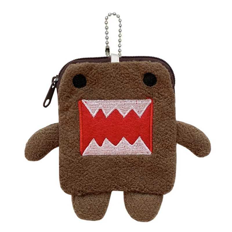 Domo Kun Plush Coin Purse Cute Keychain Wallet Anime Body Mini Small Coin Pouch Case Z250619