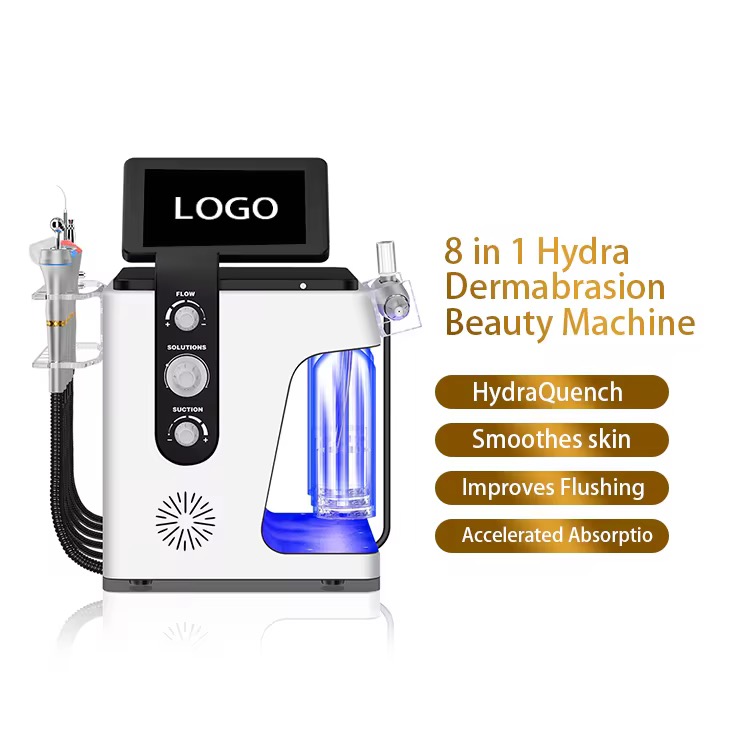Wholesale Multifunctional 8 in 1 Skin Tightening Lifting Hydro Glow Beauty Device Infusion Facial Machines Beauty Equipment