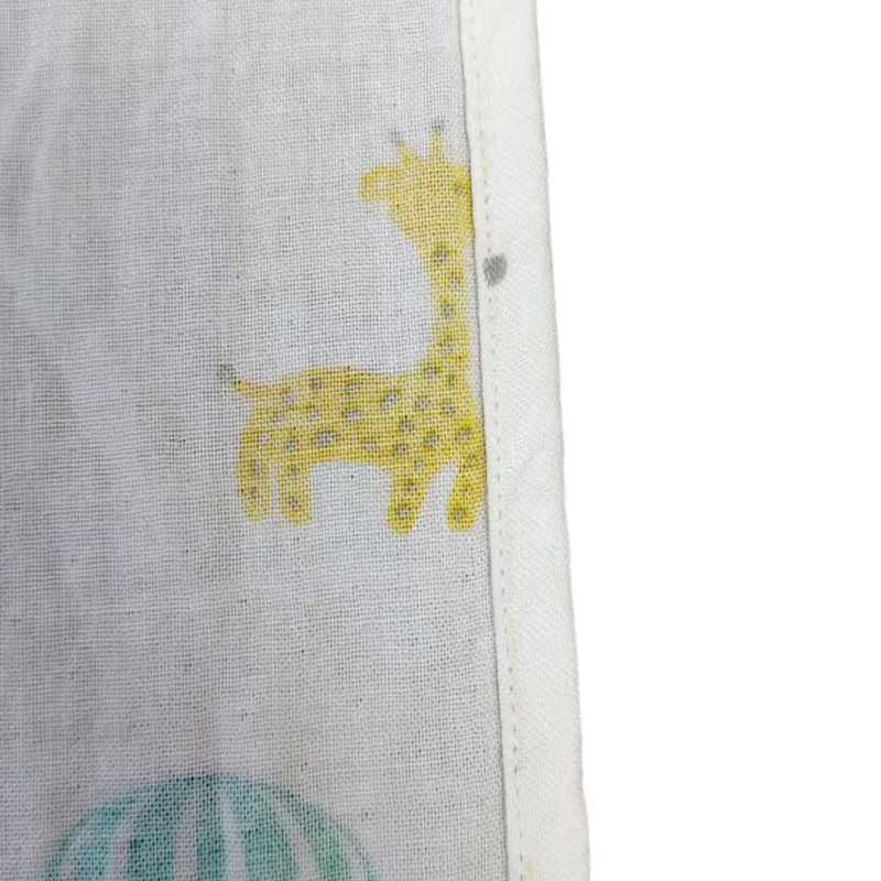 Cotton double-layer gauze moisture absorbing and breathable bath towel 120*120