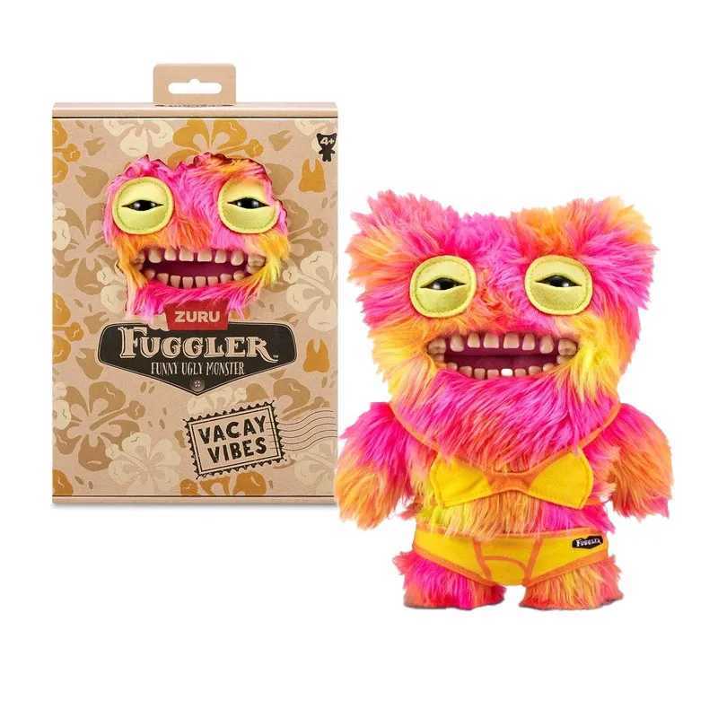 Fuggler Funny Ugly Monster Plush Vacation Series Sketchy Squirrel Mr Fuggler Original Buttons Rabid Rabbit Munch Much Toys Gifts Z250619