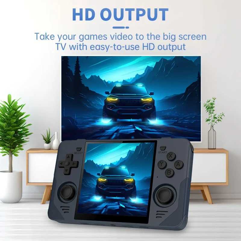 Powkiddy RGB30 Handheld Game Console Retro Portable Handheld Game Console 4 Inch Screen Built-in Wifi HD Gaming Console GiftXJ250619