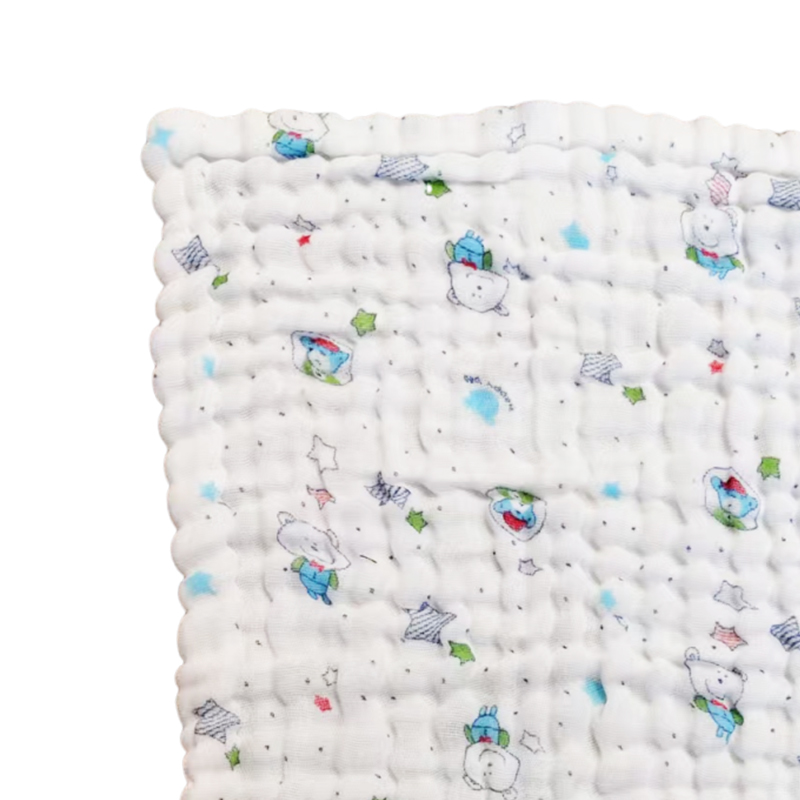Six layer cotton towel, gauze, children's face towel, high-density washed cotton, soft baby towel