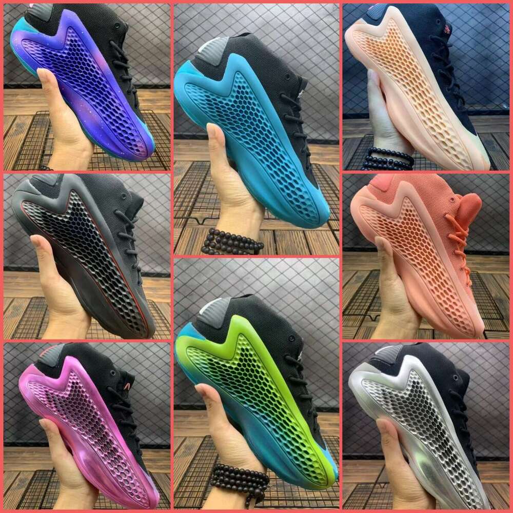 Higher quality 2025 AE 1 Coral Black WITH LOVE Men Basketball Shoes Low Quality AE1 Anthony Edwards Timberwolves Stormtrooper Sports Shoe Trainners EUR 40-46 e7