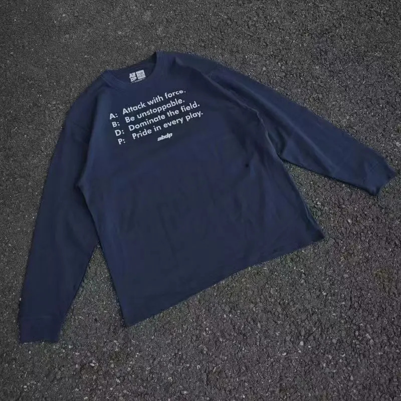 Y2k Oversized Mens Clothing Streetwear Letter Print Autumn Hip Hop Korean Long Sleeve Tops Tee Cotton Graphic Unisex Tshirt 250619