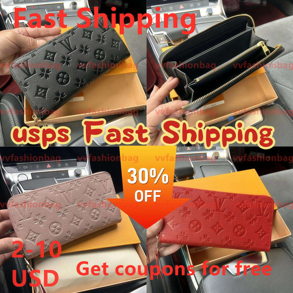 Designers ZIPPY WALLET High Quality Soft Leather Mens Womens Iconic textured Fashion Long Zipper Wallets Coin Purse