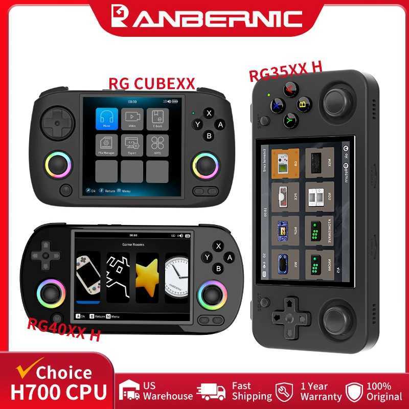 ANBERNIC RG CubeXX RG40XX H RG35XX H Retro Handheld Game Console H700 Linux 64-bit 5000 Video Games ports WIFI Bluetooth XJ250619
