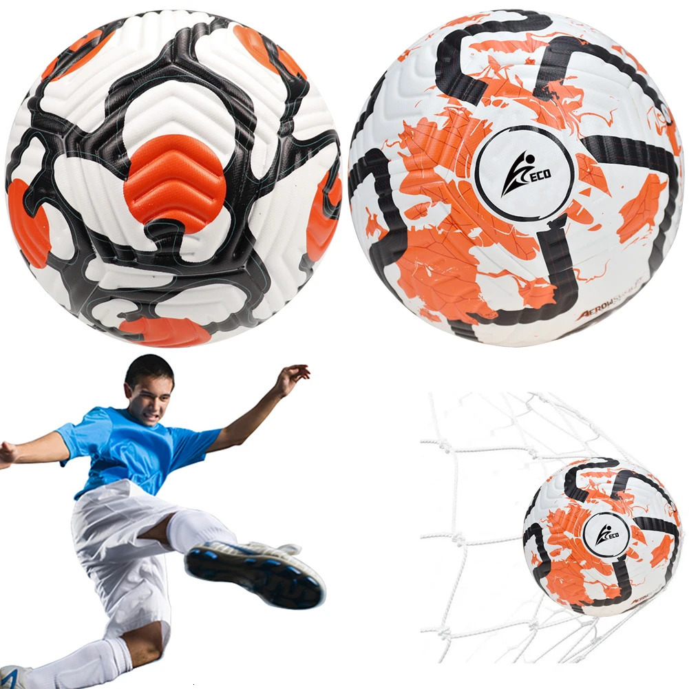 All-Weather Football Ball Stylish Football Match Ball Adults Youth Soccer Ball for Training Matches Suitable for All Grounds 250619