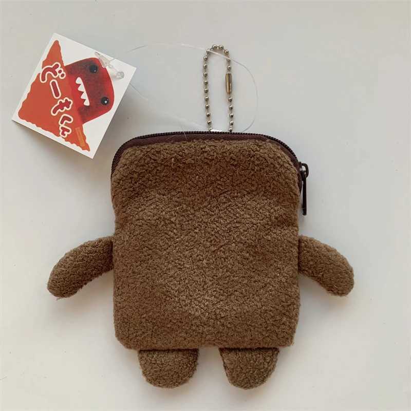 Domo Kun Plush Coin Purse Cute Keychain Wallet Anime Body Mini Small Coin Pouch Case Z250619