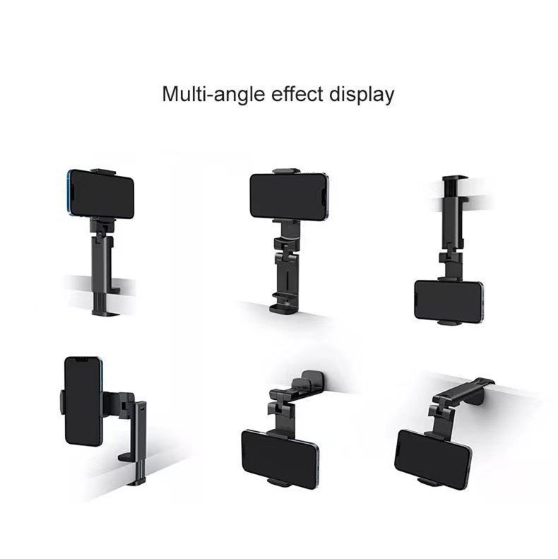 By Sea Shipping Universal Cell Phone Mount holder Airplane In Flight Handsfree Phone Holder For Desk With Multi-Directional Dual 360 Degree Rotation