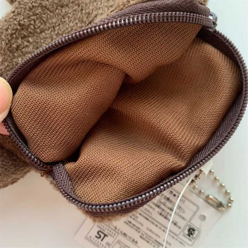 Domo Kun Plush Coin Purse Cute Keychain Wallet Anime Body Mini Small Coin Pouch Case Z250619