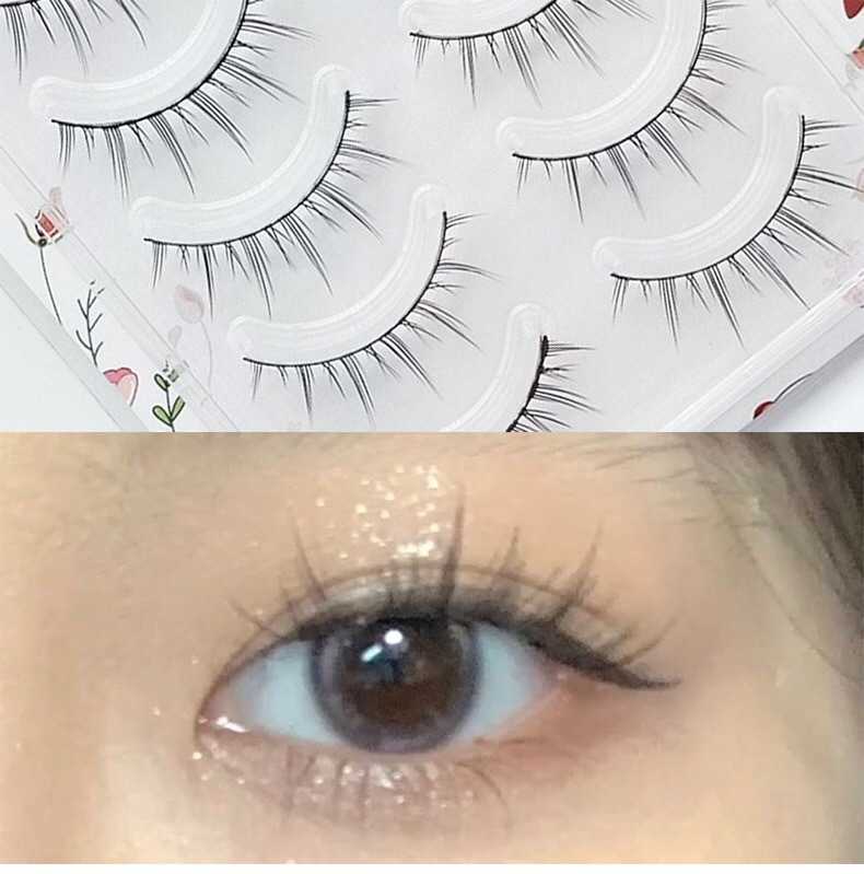 Supernatural Manga Eyes Little Devil Black Stem False Eyelashes Gentle Style Hard Stem Fairy Eyelashes Single Cluster A01 250615
