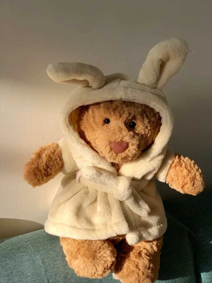 Tag 50cm Matcha ry Dragon Barcelona Bathrobe Bear Bedro low Cat And Dog Play With Plush Toys Pet Holiday Gift Y250619 Y260128