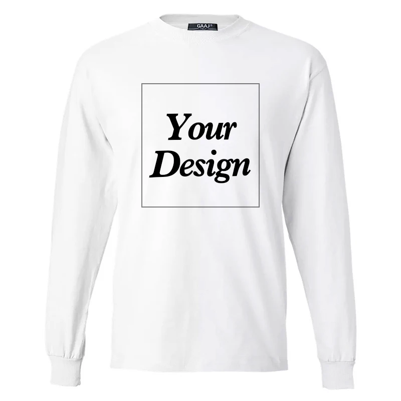 Custom T shirt Customized tshirt Personalized Tee Shirt Diy Print Your Photo Brand Logo Text Men Women 100% Cotton Premium Gift