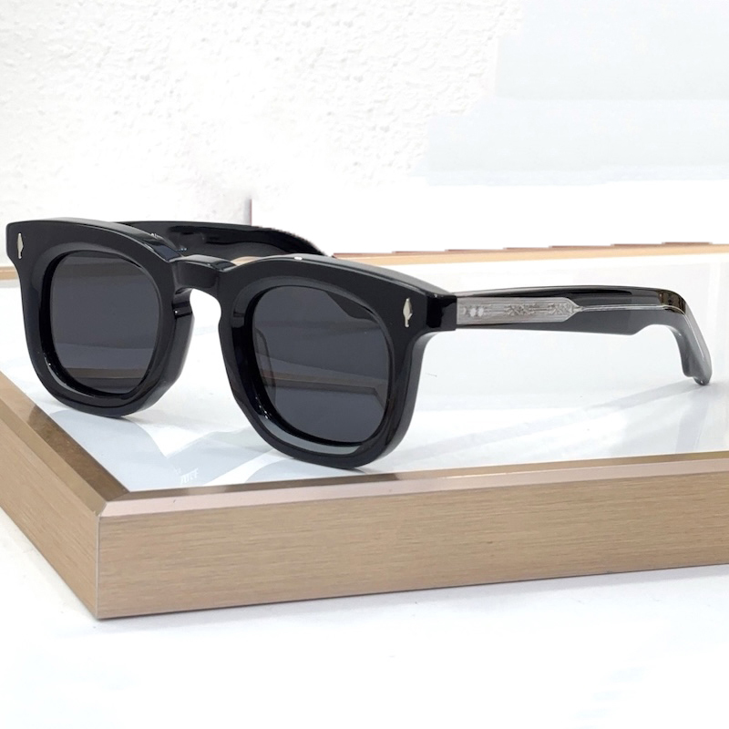 Devaux 43-27 Acetate Sunglasses Designer Handmade TOP Quality High Round Glasses Thick Retro Vintage Steampunk for Men Women Optical Handcrafted in Ja