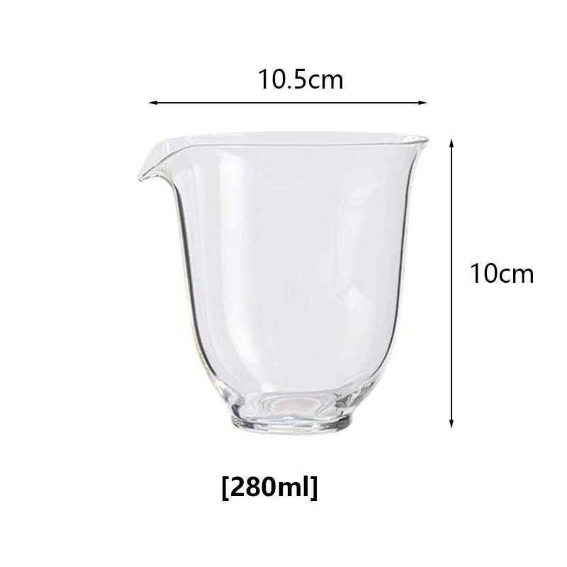 High Transparency Glass Chahai Fair Cup Chinese Zen Teacup Tea Dispenser Tea Sea Large CapacityC250619