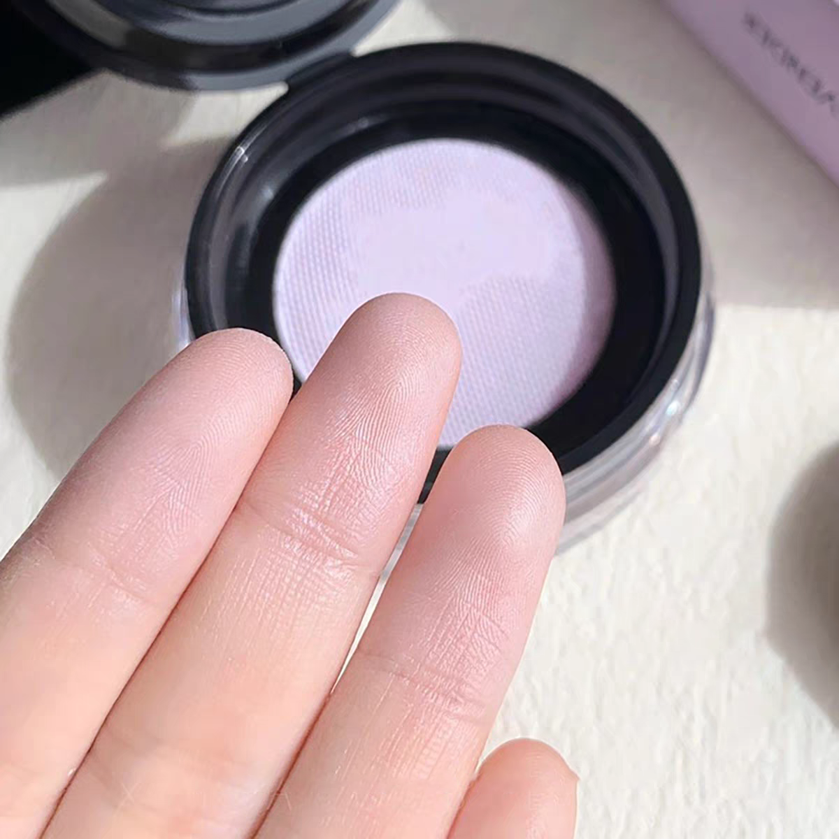 Loose Powder 6.5g Lavender Rosy Pink Flawless And Light Makeup Setting Powder Skin Smoothing Long Lasting Oil Control Brightening Matte Pore Concealin