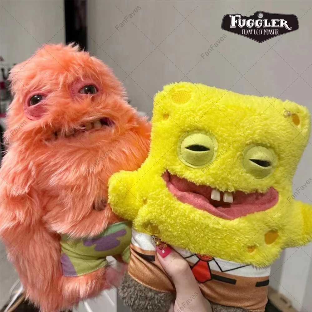 Fuggler Monster Original Plush Toys Gollum Gandalf Leonardo Joker Funny Ugly Toothed Monster Stuffed Doll Room Decoration Gift Z250619
