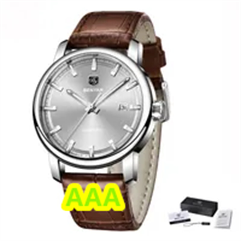 Mens Durable Quartz Chronometer Timepiece High-Tech Stainless Steel Dial + Premium Suede Band Accessory