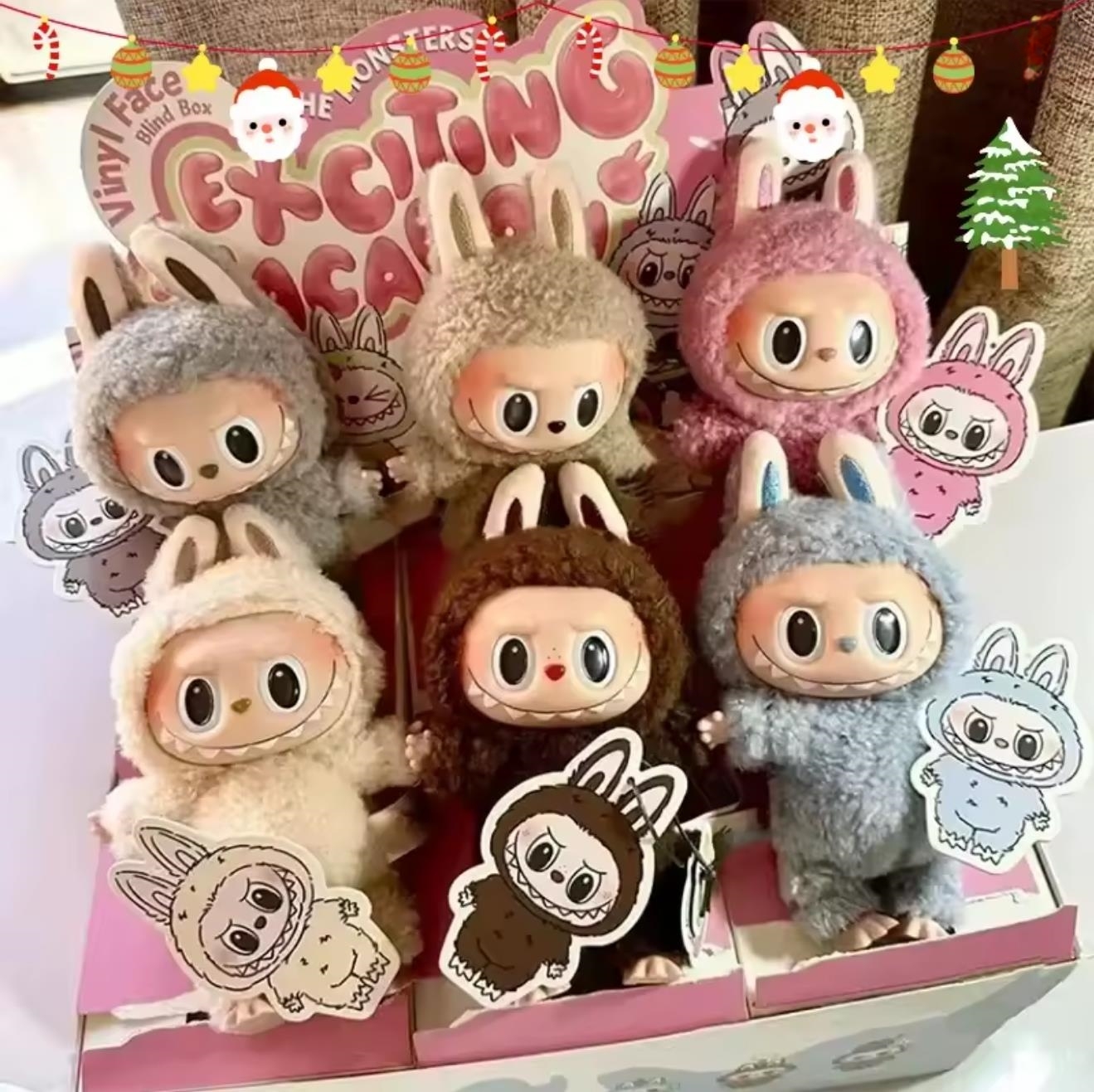 24pc wholesale Original Quty LaBuBu Doll Version 3 with QR Code - Monsters Energy Blind Box Collection for Collectors L250705B3GQ