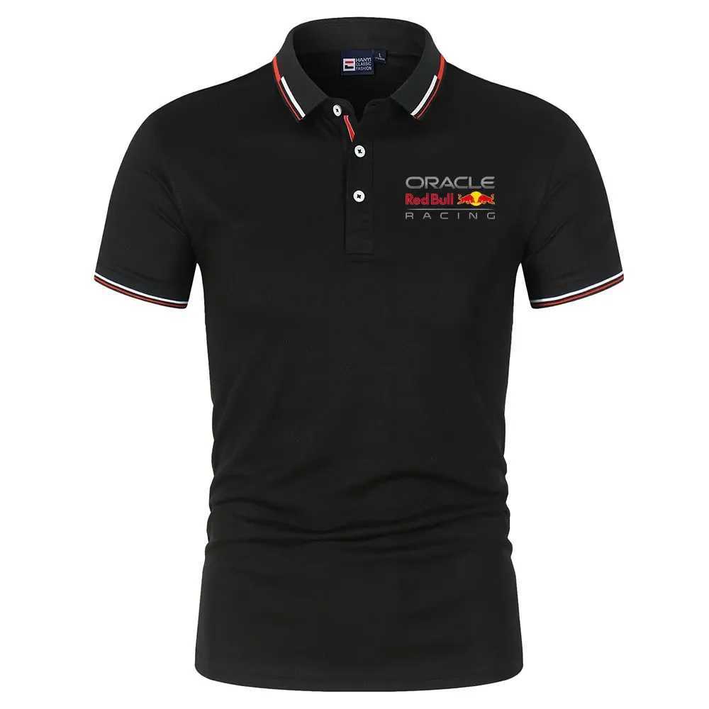 Red Bull Racing Team Men Polo Shirt Summer Short Sleeve Male Oversized Polos T-shirt 2025 New Fashion Mens Clothes Tops z250619