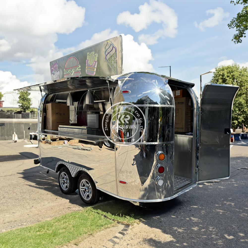 USA Standard Food Truck Beer Mobile Camping Truck BBQ Pizza Hot Dog Cart Concession Food Trailer With Fully Equipped