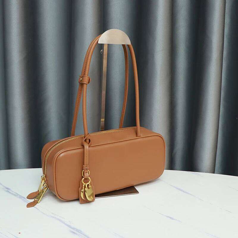 2025 Autumn Winter Brand Design Solid Genuine Leather Women Handbags Fashion Gold Lock Square Bags Woman Totes