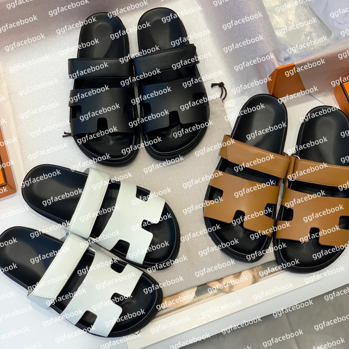 Designer Sandals Best Quality Sliders Luxury Chypre Outwear Leisure Vacation beach flat bottom Slipper Genuine Leather Slippers for Parties Women Men Slippers 36a