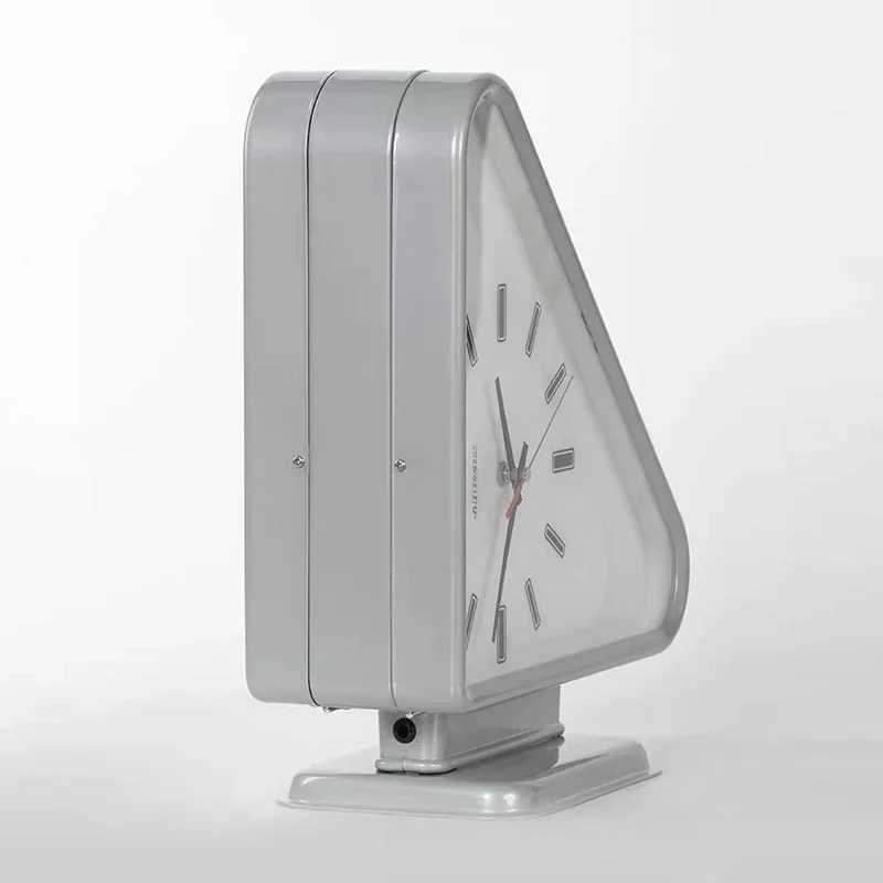 Two-sided Wall Clocks Triangle Modern Clock Mechanism Silent Design Clock Watch Minimalism Clocks for Living Room Decoration Y250619