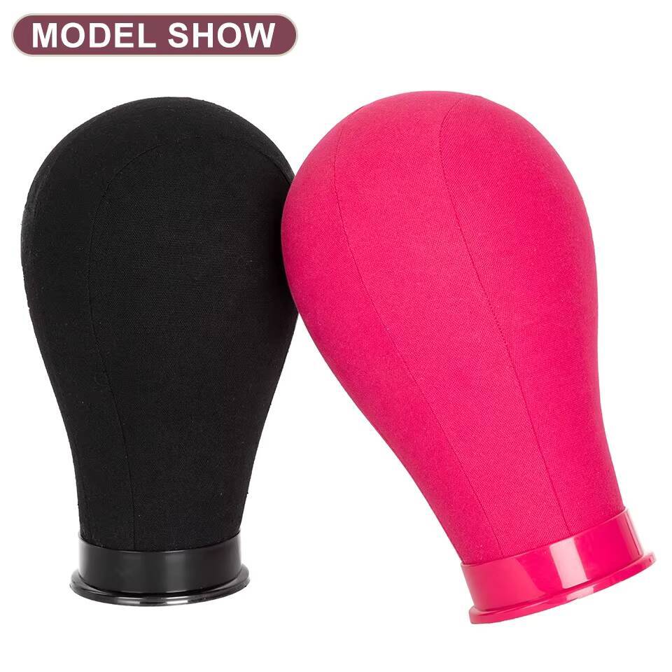 Canvas 21 22 23Inch Head Stand For Styling And Hair Display Wig Making Mannequin