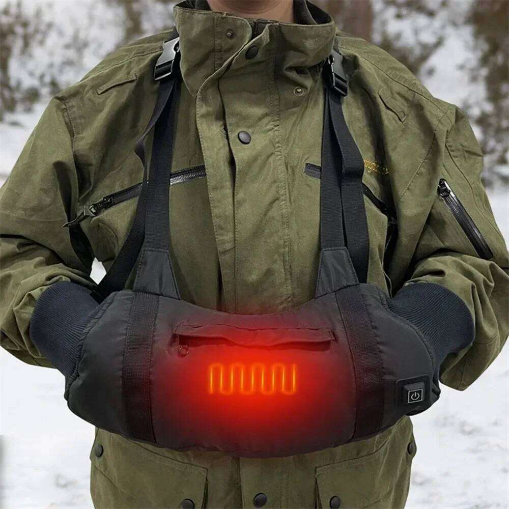 USB Electric Heated Sking Intelligent Temperature Control, Winter Hand Warmer Heating Gloves, Ski Warm Equipment