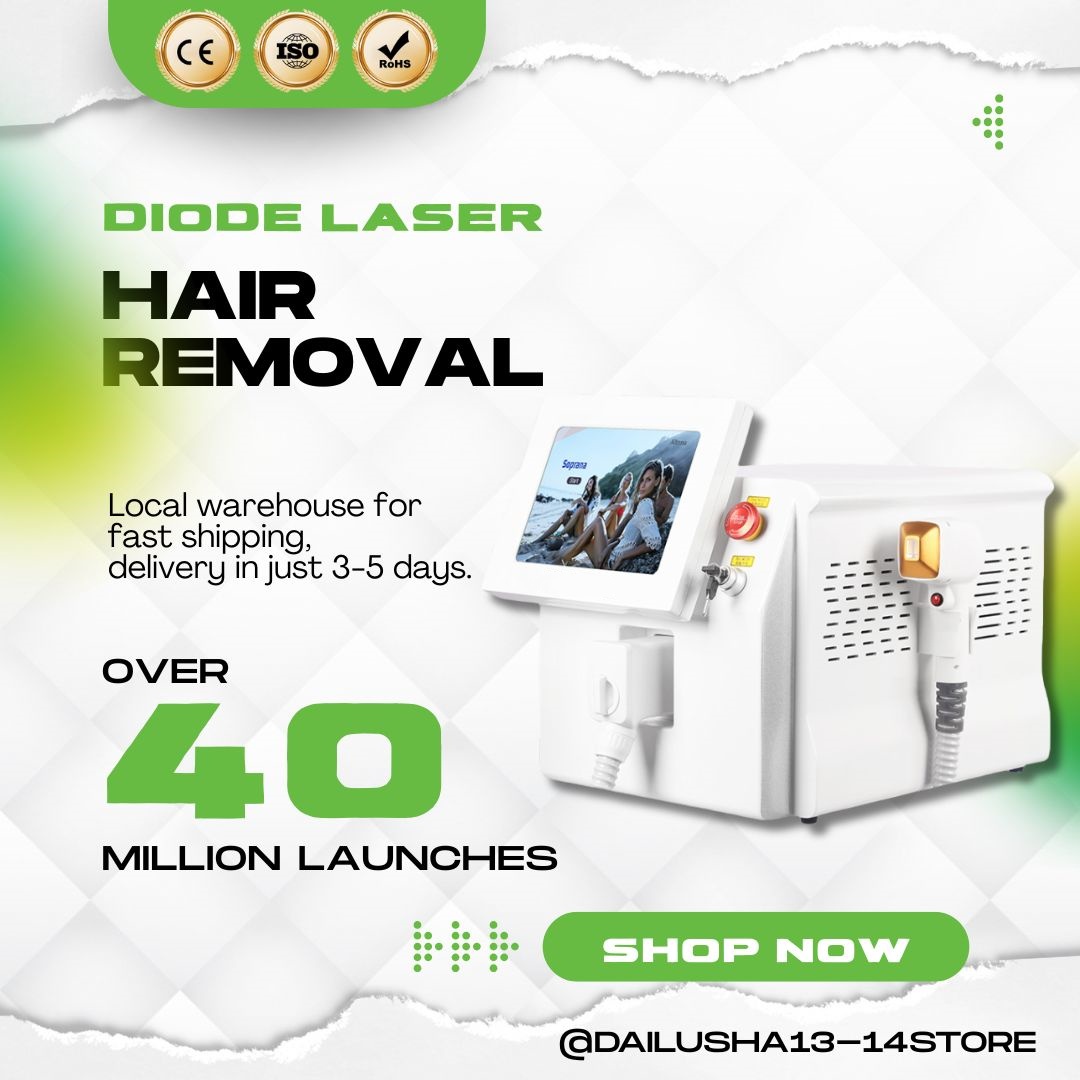 Ice Platinum 808nm Diode Laser Hair Removal Machine 755 808 1064 wavelengths Professional Permanent Painless Hair Removal Device