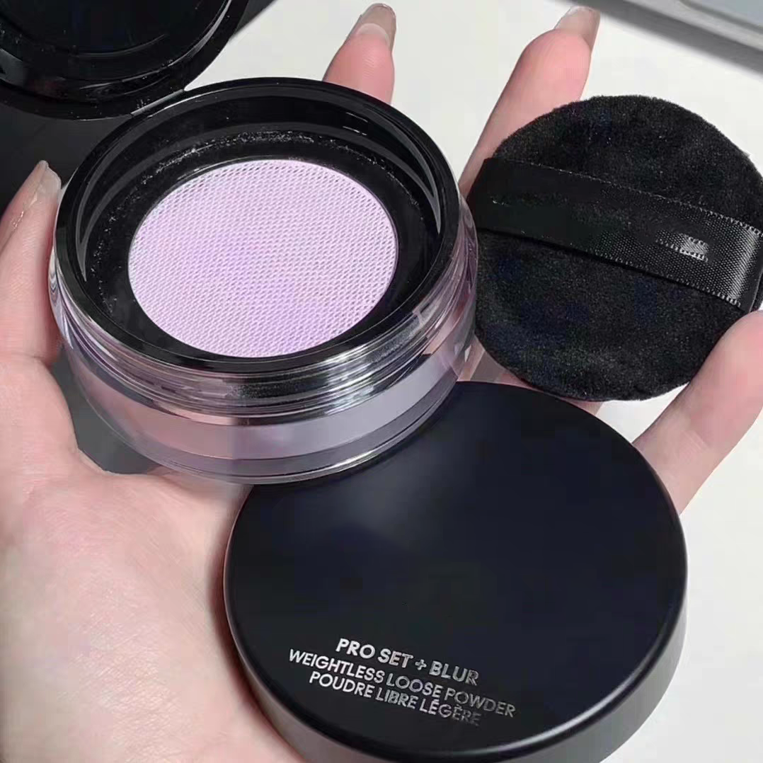 Loose Powder 6.5g Lavender Rosy Pink Flawless And Light Makeup Setting Powder Skin Smoothing Long Lasting Oil Control Brightening Matte Pore Concealin