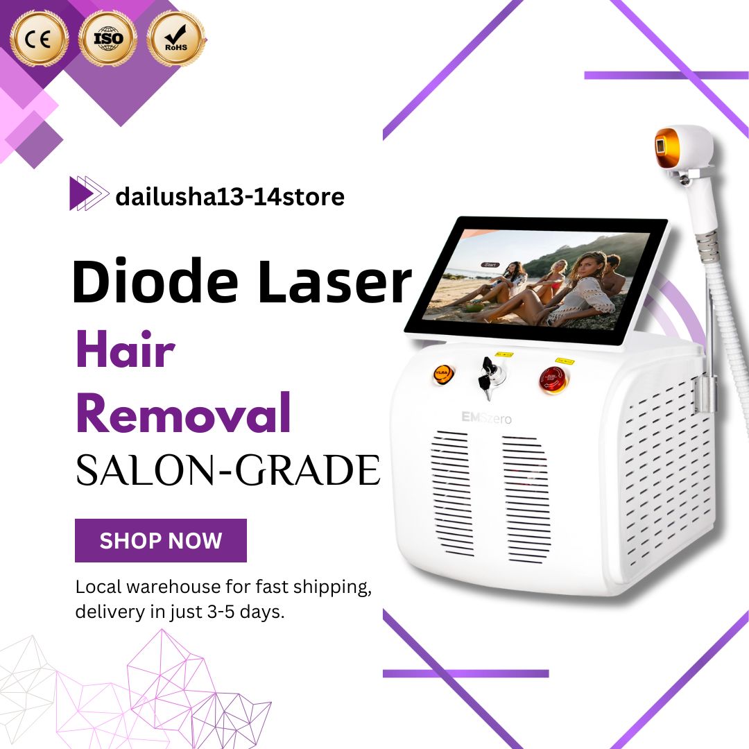 Portable Ice Titanium 808nm Diode Laser Hair Removal Machine 3wavelengths Painless Permanent Alexandrite Hair Removal For Salon