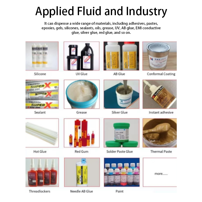 Dispenser; Visual Jetting; Glue; Full Automatic; Point Paint; Coloring hine; Silicone Hot Melt Glue;zoelectric Jet Vae; Automatic Spray Glue hine