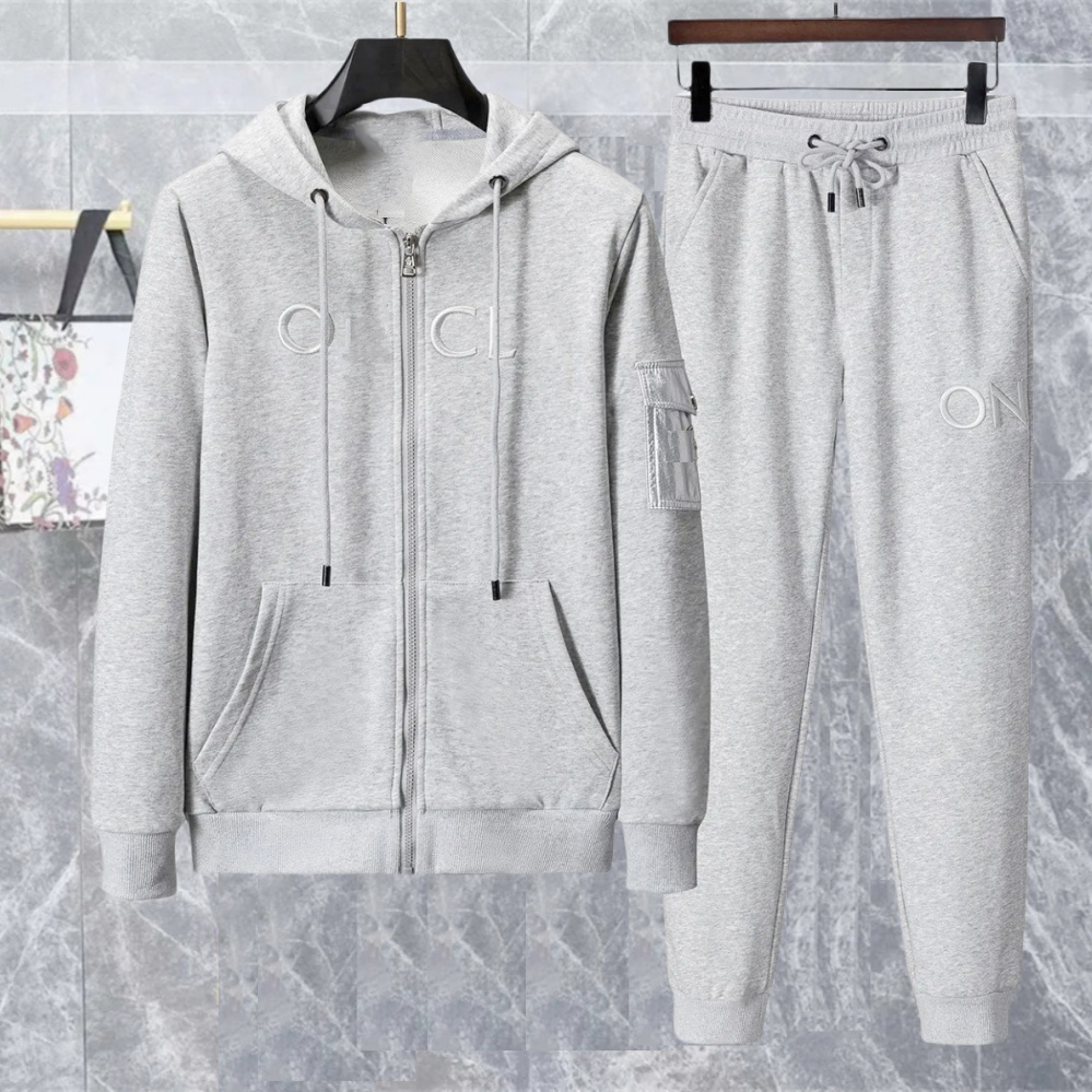 2025 New Europe women and mens sportswear Tracksuits Set jacket High quality Designer Tracksuits Fashion Pants Clothing Suit Sport Style Loose Embroidered Letter
