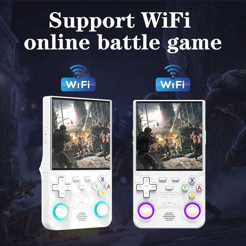 New R36 ultra retro handheld game console 4.0-inch open-source Linux system 128GB portable video player handheld game console XJ250619