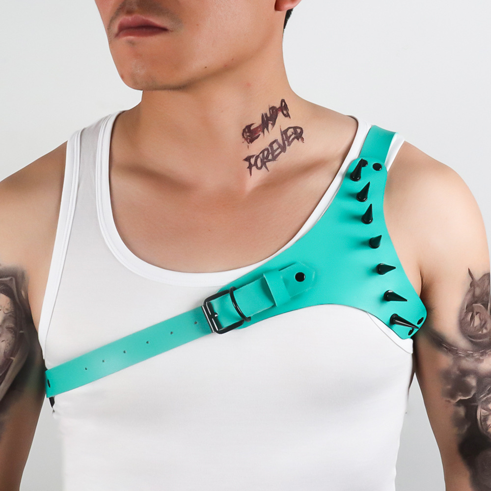 Stage Wear Dance Accessories Men's belt body restraint shoulder strap