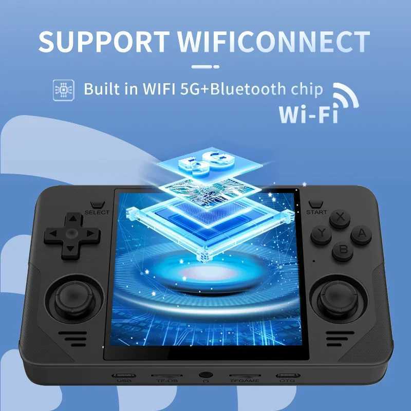Powkiddy RGB30 Handheld Game Console Retro Portable Handheld Game Console 4 Inch Screen Built-in Wifi HD Gaming Console GiftXJ250619