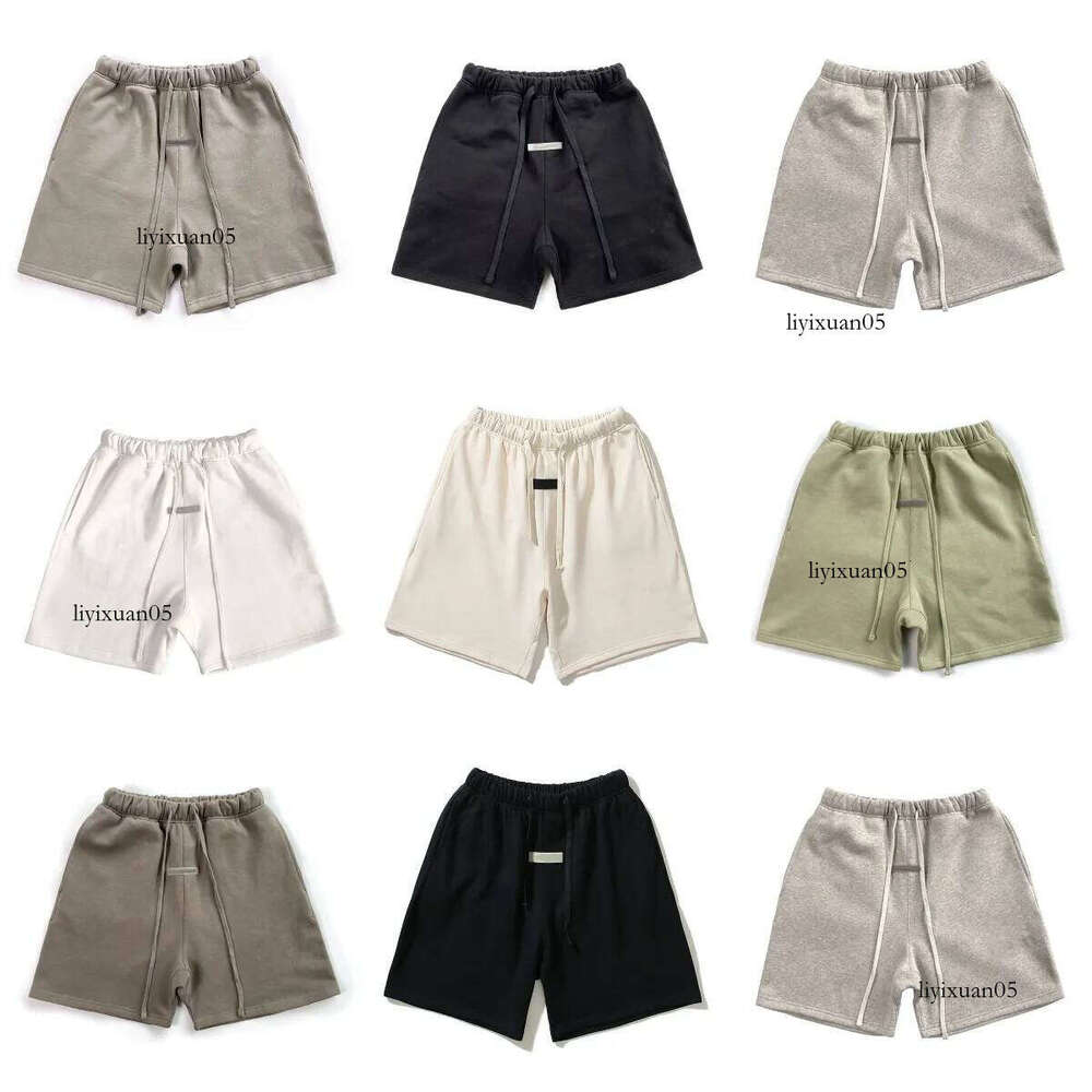 Essentialsaly shorts Men's Fashion Shorts Man Essestial Short Pants Printed Sweat Pants High Street Elastic Training Essentials Shorts a6e