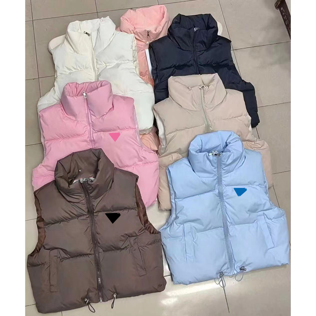 Windbreaker Downs Womens Vests Puffer Jacket Sleeveless Woman Jackets Designer Coat Slim Outwears Short Coats Winter Thick Down Tops S-XL