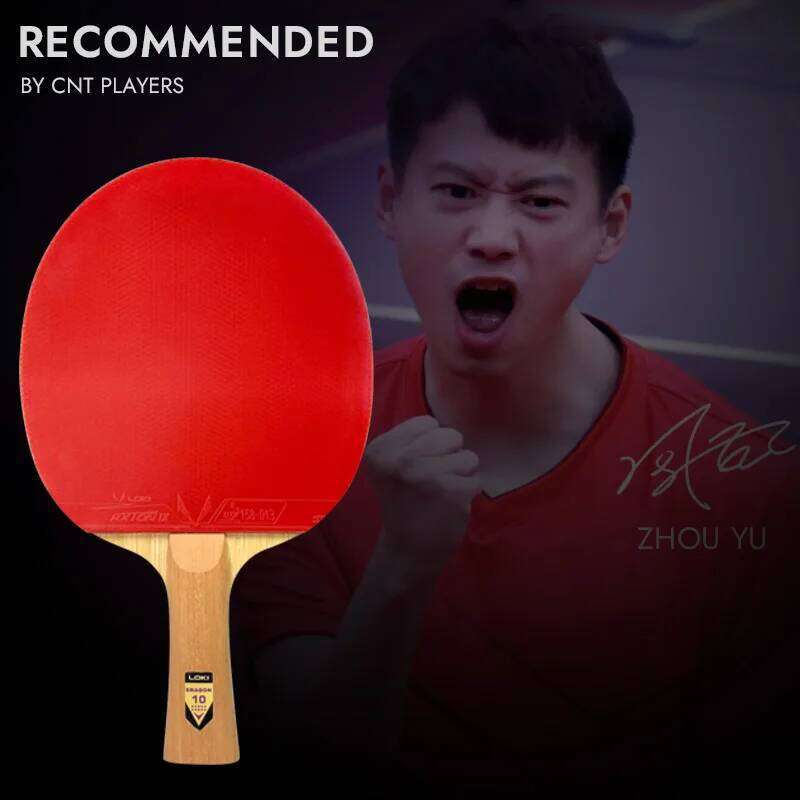 LOKI DRAGON 10 STAR Table Tennis Racket Professional 5 Wood 2 ALC Ping Pong Paddle Bat Carbon Blade with FH 9 & BH RXTON 7