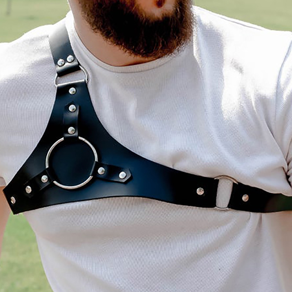 Stage Wear Dance Accessories Men's belt body restraint shoulder strap