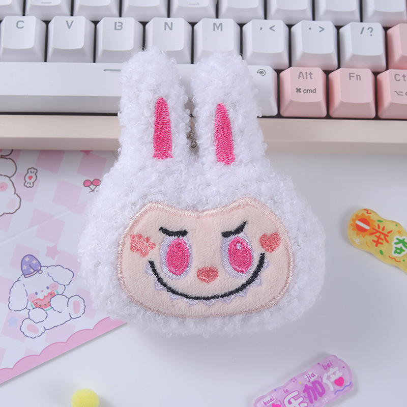 Doll pendants Premium keychains Labub Keychain Plush Toy Vinyl Powerpuff Girls and Other Phone Pendants Keychains DIY Handmade